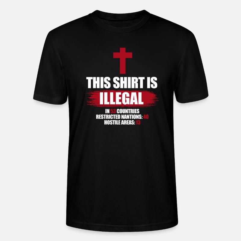 Christlich - Stanley/Stella Unisex Bio-T-Shirt CRAFTER - Schwarz