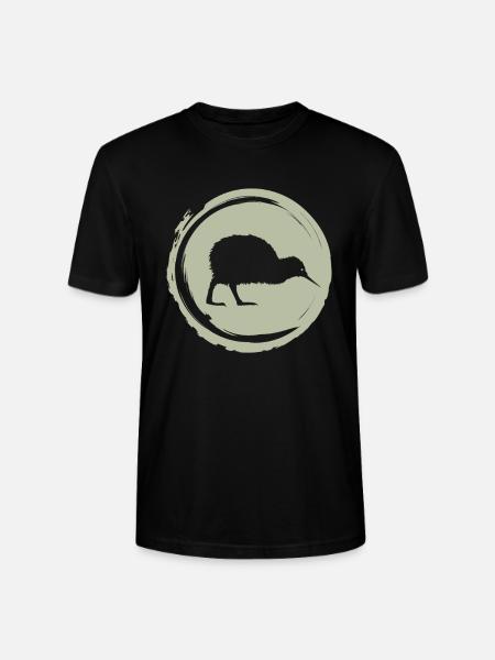 Neuseeland Kiwi - Stanley/Stella Unisex Bio-T-Shirt CRAFTER - Schwarz