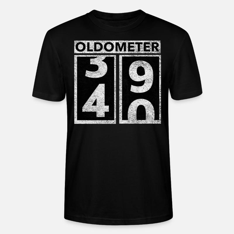Oldometer 40 - Stanley/Stella Unisex Bio-T-Shirt CRAFTER - Schwarz