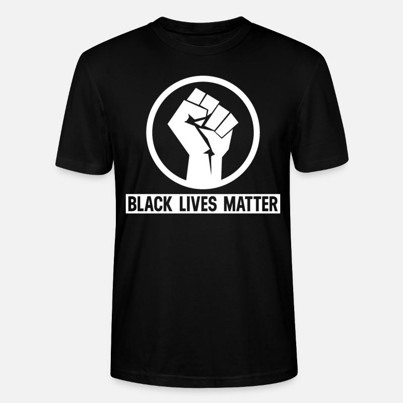 Les vies noires comptent - T-shirt bio CRAFTER Stanley Stella Unisexe - noir
