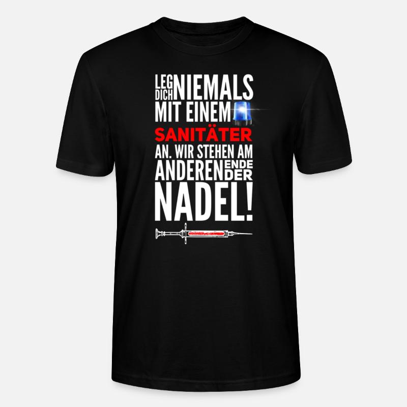 Technischen Rettungssanitäter - Stanley/Stella Unisex Bio-T-Shirt CRAFTER - Schwarz