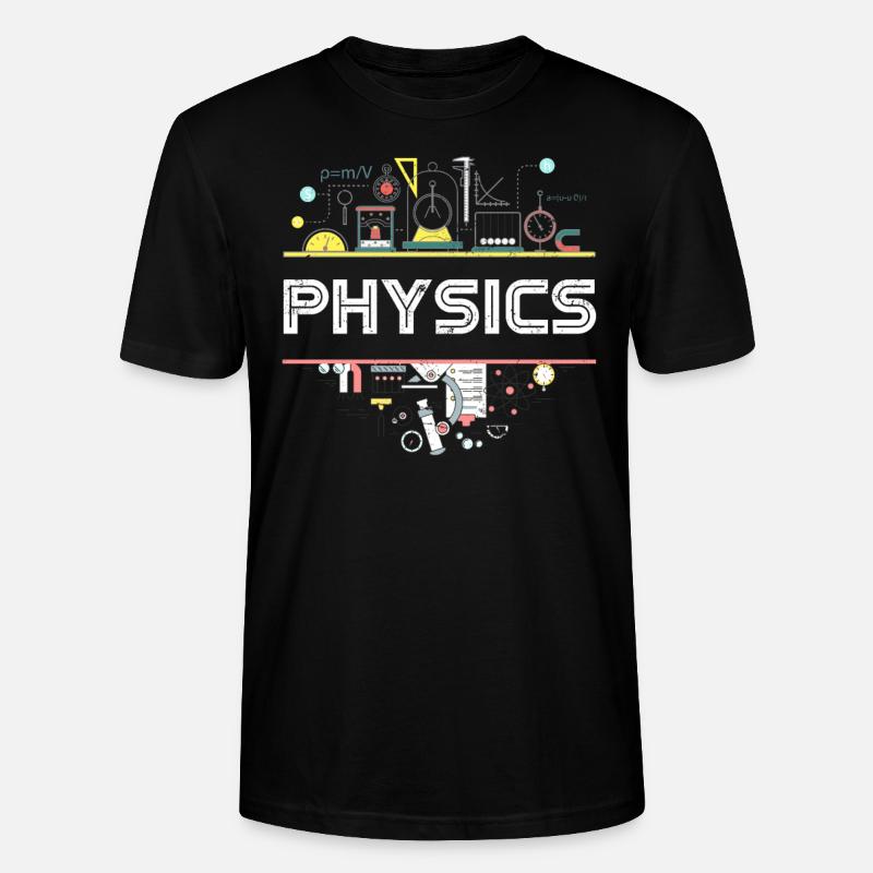 Physics quantum physics - Stanley/Stella CRAFTER Unisex Organic T-Shirt - black