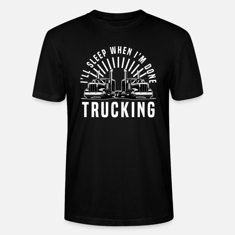 LKW - Stanley/Stella Unisex Bio-T-Shirt CRAFTER - Schwarz