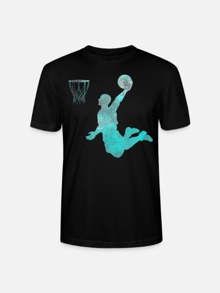 Basketball dunking gift basketball player - Stanley/Stella CRAFTER Unisex Organic T-Shirt - black