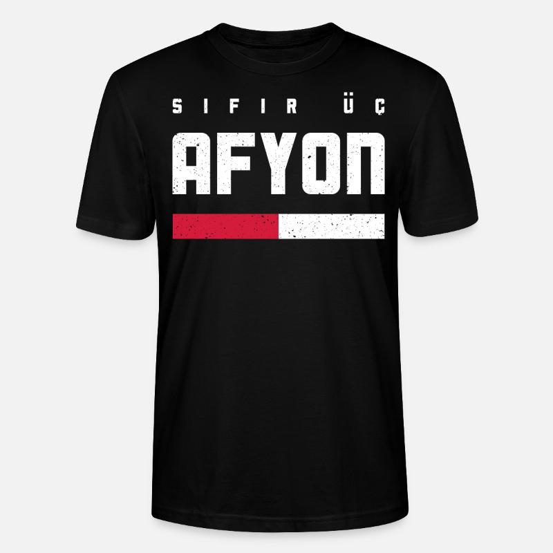 Afyon 03 - Stanley/Stella Unisex Bio-T-Shirt CRAFTER - Schwarz