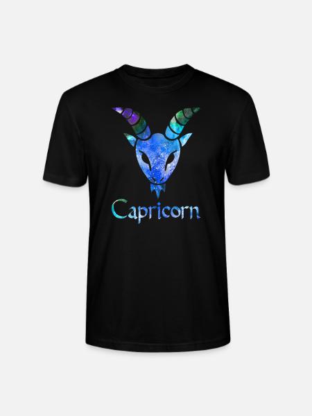 Capricorn - Stanley/Stella CRAFTER Unisex Organic T-Shirt - black