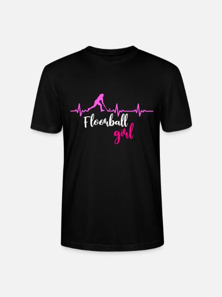 Floorball Mädchen - Stanley/Stella Unisex Bio-T-Shirt CRAFTER - Schwarz