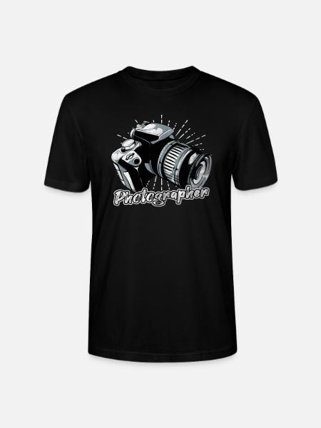 photographer - Stanley/Stella CRAFTER Unisex Organic T-Shirt - black