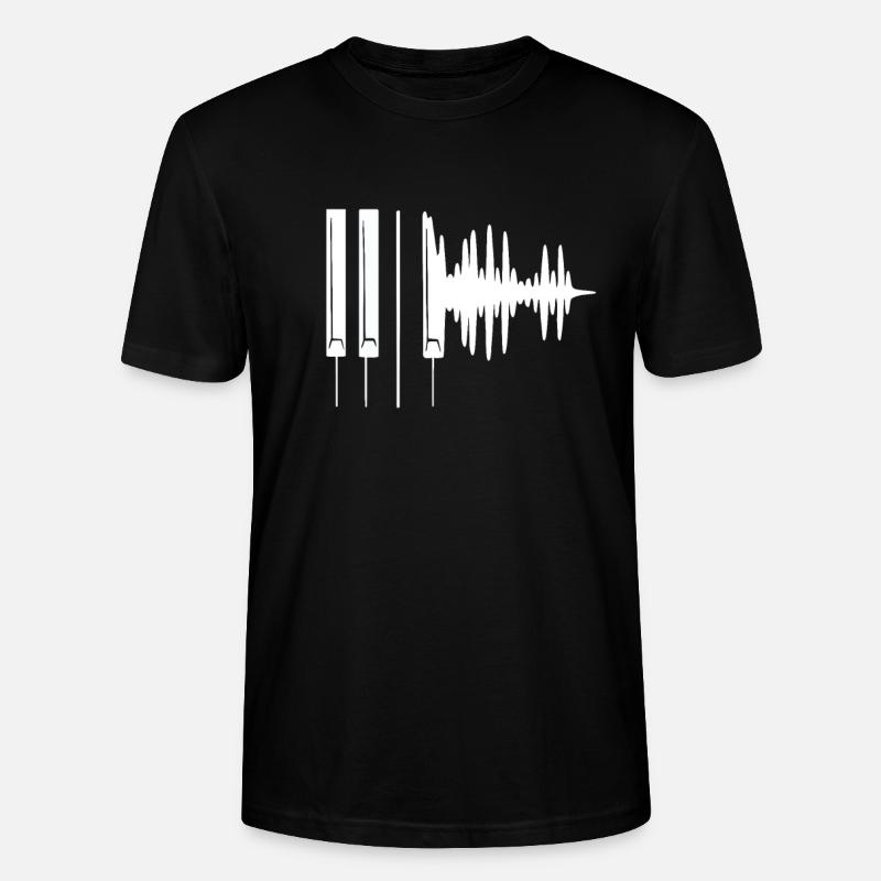 Keyboard - Stanley/Stella Unisex Bio-T-Shirt CRAFTER - Schwarz