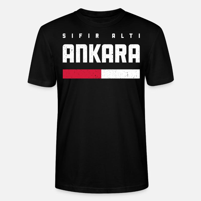 Ankara 06 - Stanley/Stella Unisex Bio-T-Shirt CRAFTER - Schwarz