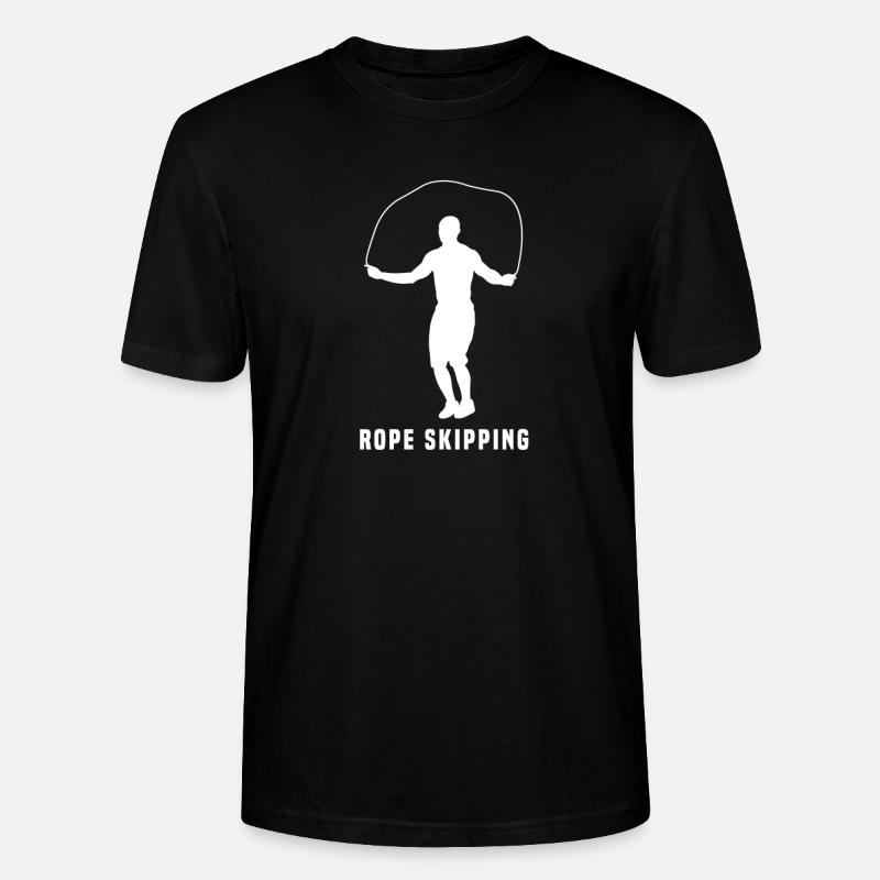 Seilspringen - Stanley/Stella Unisex Bio-T-Shirt CRAFTER - Schwarz
