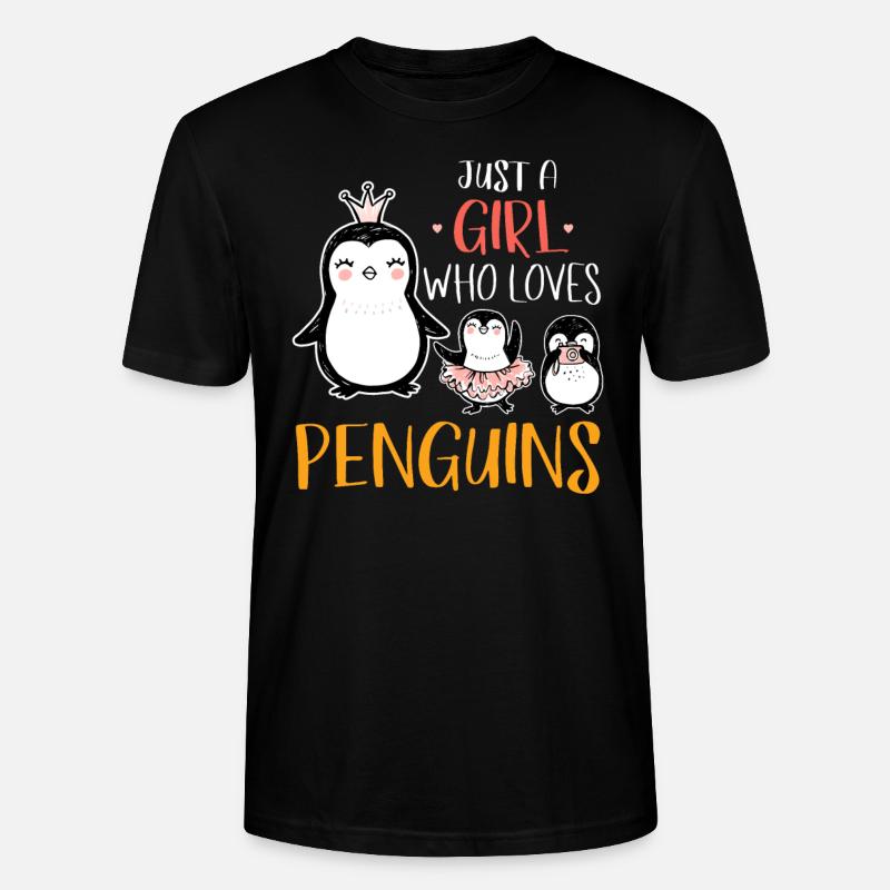 Fille de pingouin - T-shirt bio CRAFTER Stanley Stella Unisexe - noir