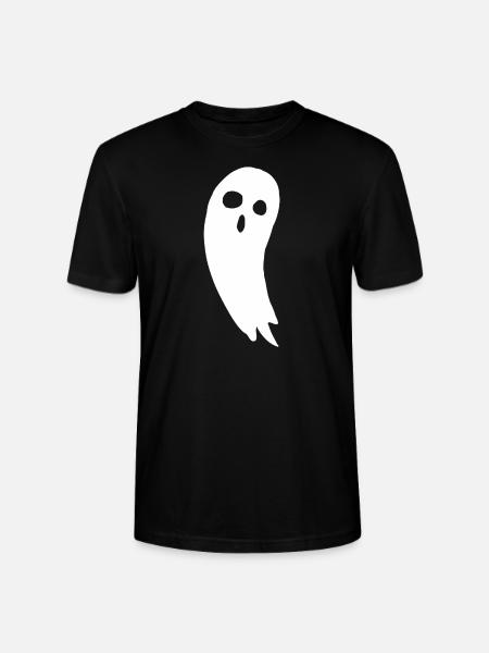 Ghost Ghost Halloween Gift - Stanley/Stella CRAFTER Unisex Organic T-Shirt - black