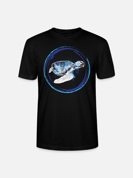 Turtle ocean kids - Stanley/Stella CRAFTER Unisex Organic T-Shirt - black