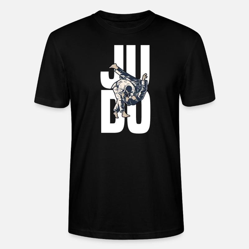 JUDO - Stanley/Stella Unisex Bio-T-Shirt CRAFTER - Schwarz