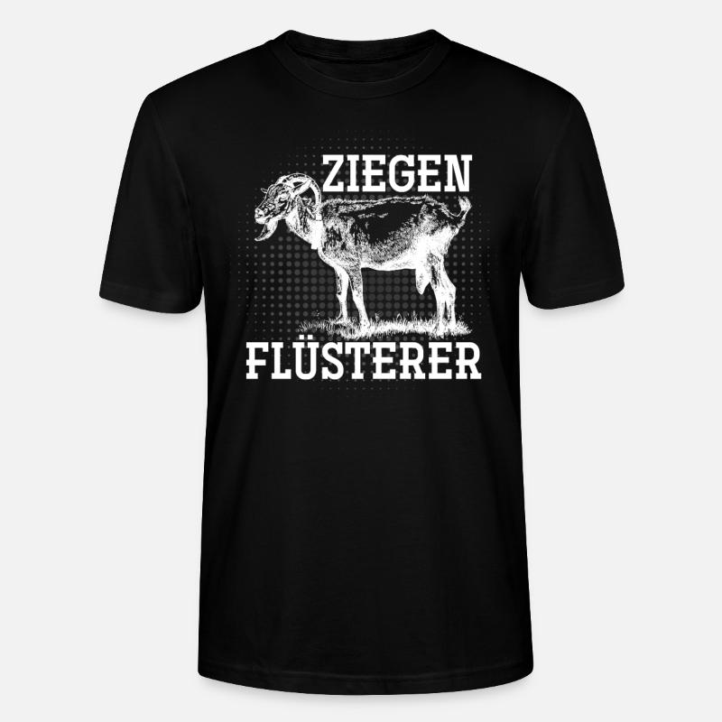 Ziege - Stanley/Stella Unisex Bio-T-Shirt CRAFTER - Schwarz