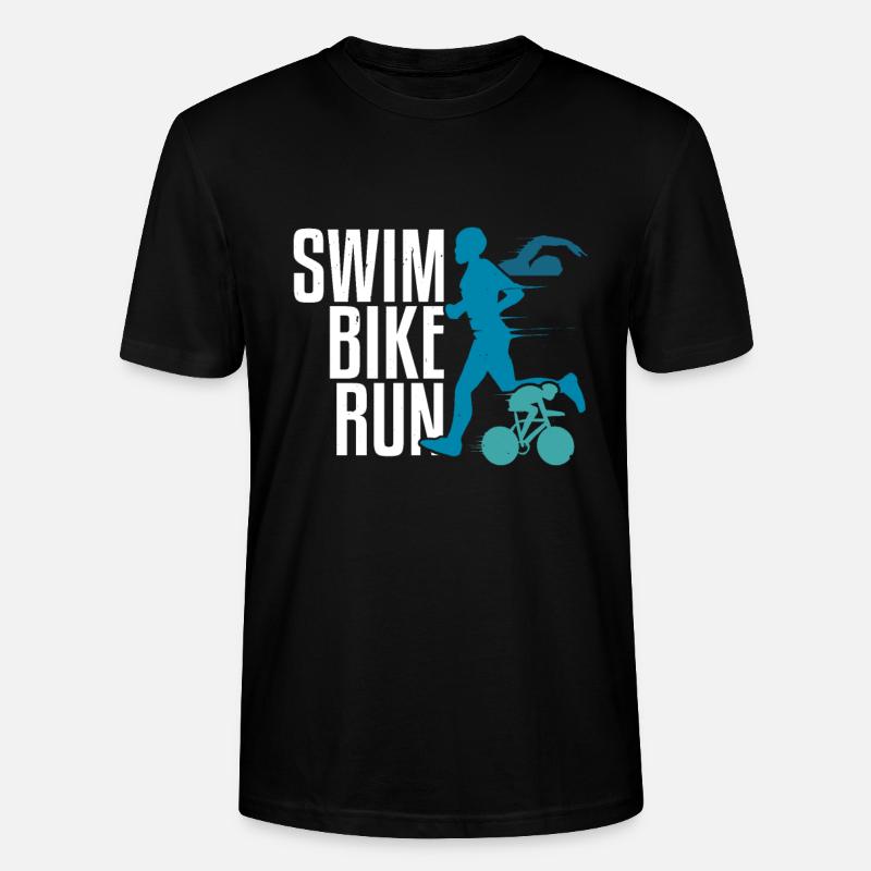 Triathlon - Stanley/Stella Unisex Bio-T-Shirt CRAFTER - Schwarz