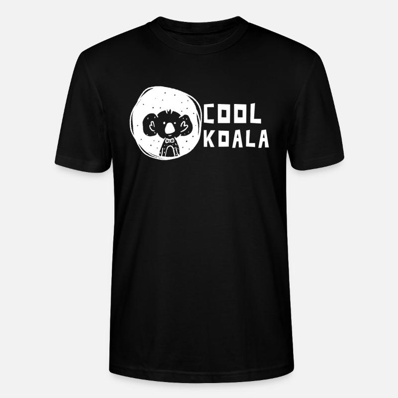 Koala Cool Koala Geschenk - Stanley/Stella Unisex Bio-T-Shirt CRAFTER - Schwarz