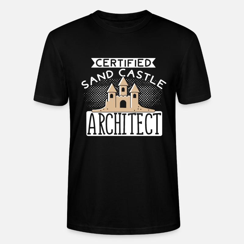 Architecte de bac à sable - T-shirt bio CRAFTER Stanley Stella Unisexe - noir