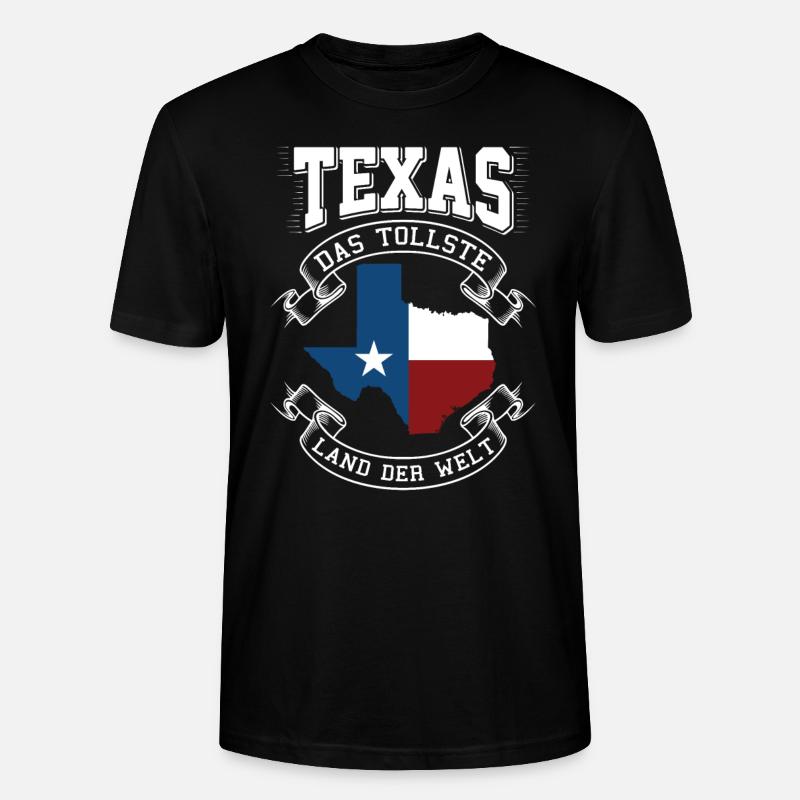 Texas - Stanley/Stella Unisex Bio-T-Shirt CRAFTER - Schwarz