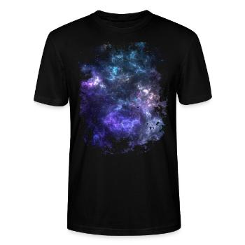Univers - T-shirt bio CRAFTER Stanley Stella Unisexe - noir - Devant - Alina (178cm) & Michal (187cm)