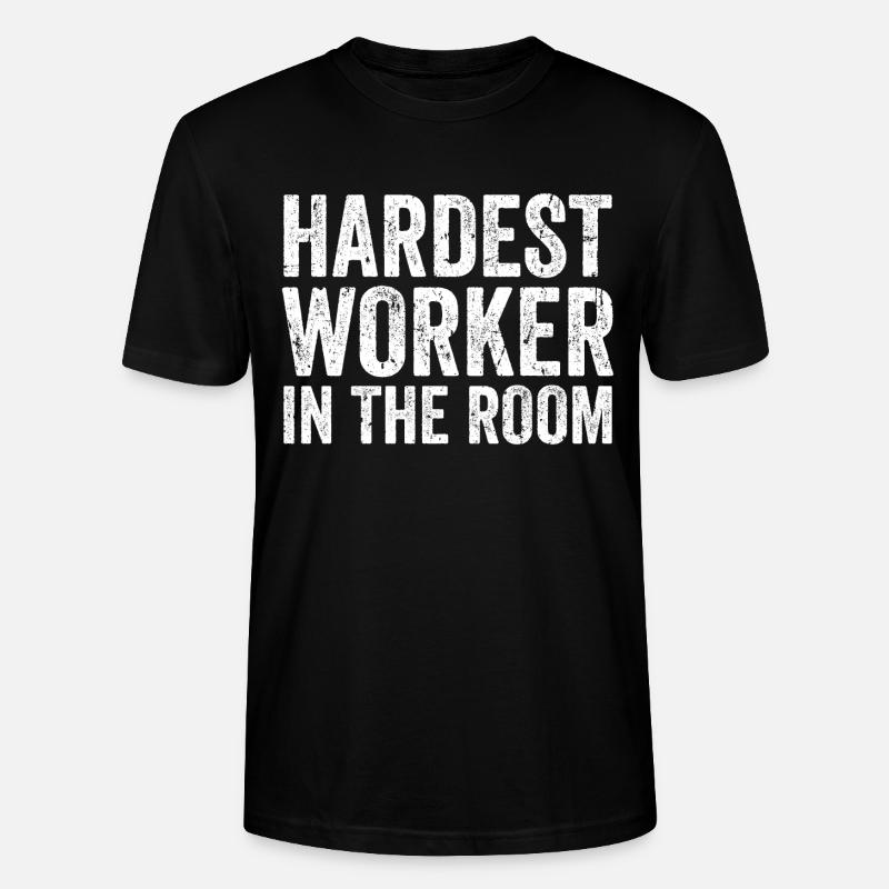 Der härteste Arbeiter im Raum - Stanley/Stella Unisex Bio-T-Shirt CRAFTER - Schwarz