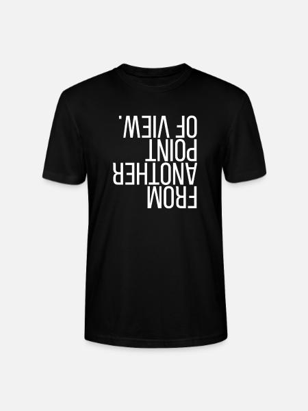 From another point of view. - Stanley/Stella Unisex Bio-T-Shirt CRAFTER - Schwarz