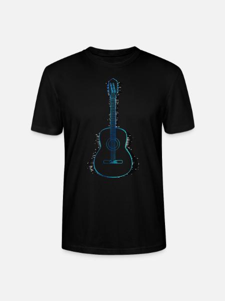 Guitar guitar player - Stanley/Stella CRAFTER Unisex Organic T-Shirt - black