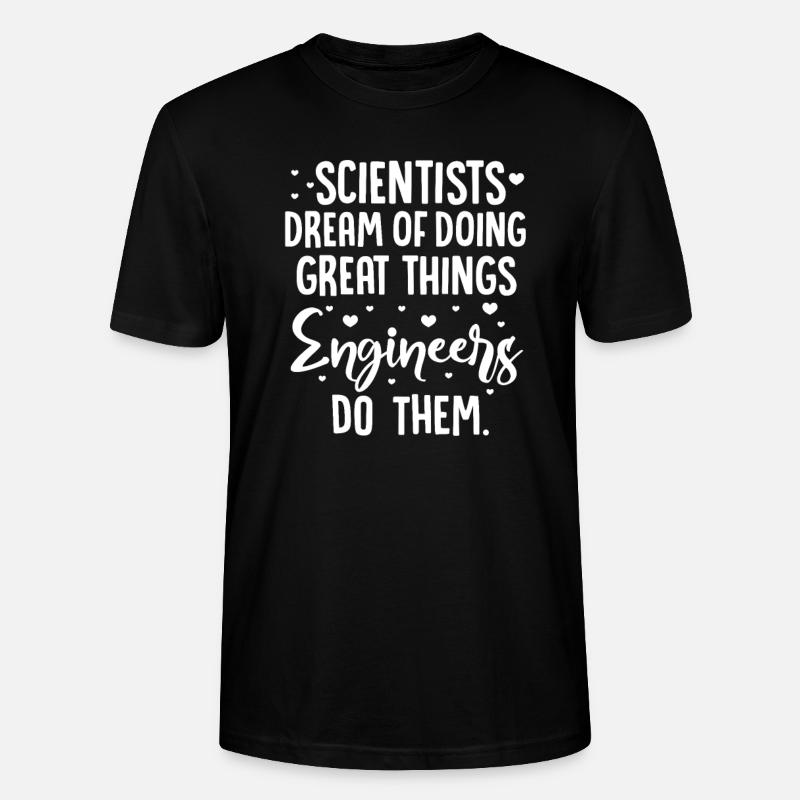 Ingenieur - Stanley/Stella Unisex Bio-T-Shirt CRAFTER - Schwarz
