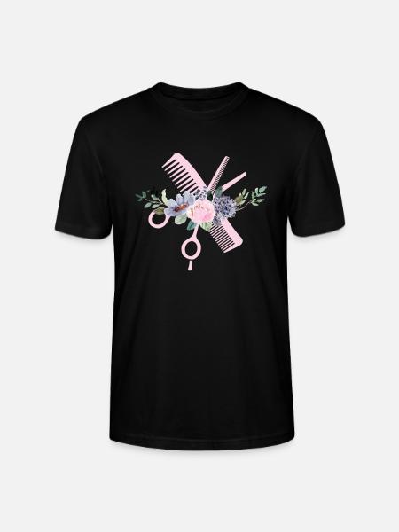 Coiffeur coiffeur coiffeur - T-shirt bio CRAFTER Stanley Stella Unisexe - noir