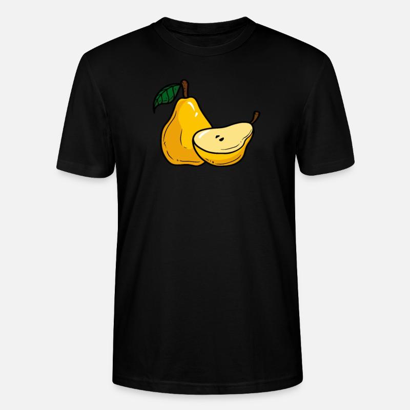 Birne - Stanley/Stella Unisex Bio-T-Shirt CRAFTER - Schwarz