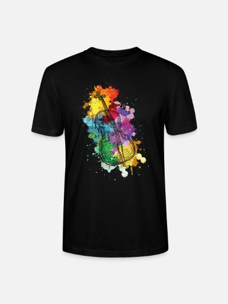 Cello musician music - Stanley/Stella CRAFTER Unisex Organic T-Shirt - black