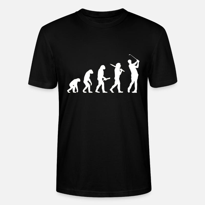 Evolution Golf - T-shirt bio CRAFTER Stanley Stella Unisexe - noir
