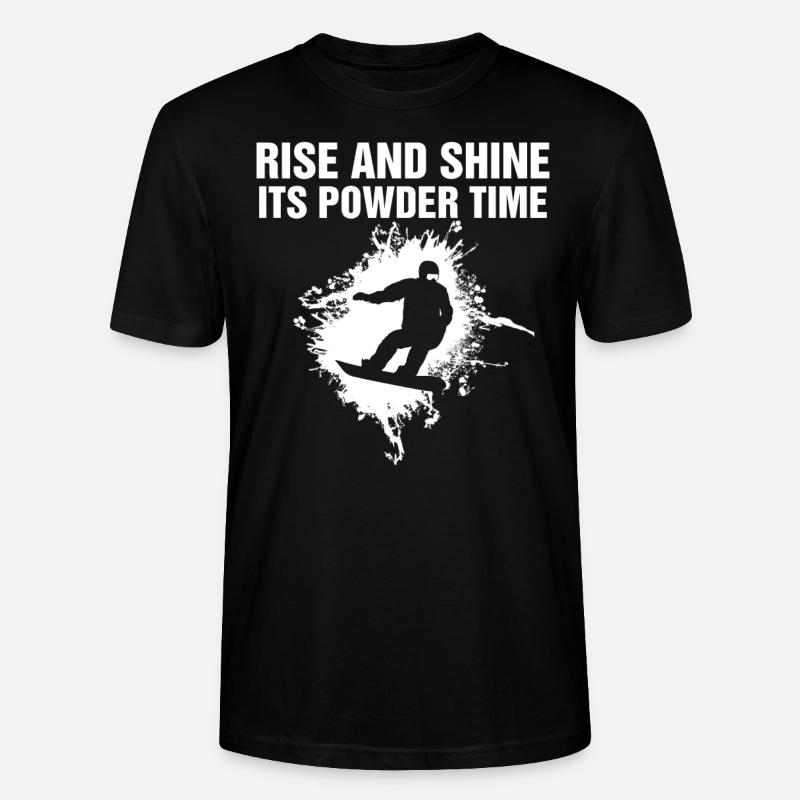 Après-ski de snowboard rétro - T-shirt bio CRAFTER Stanley Stella Unisexe - noir