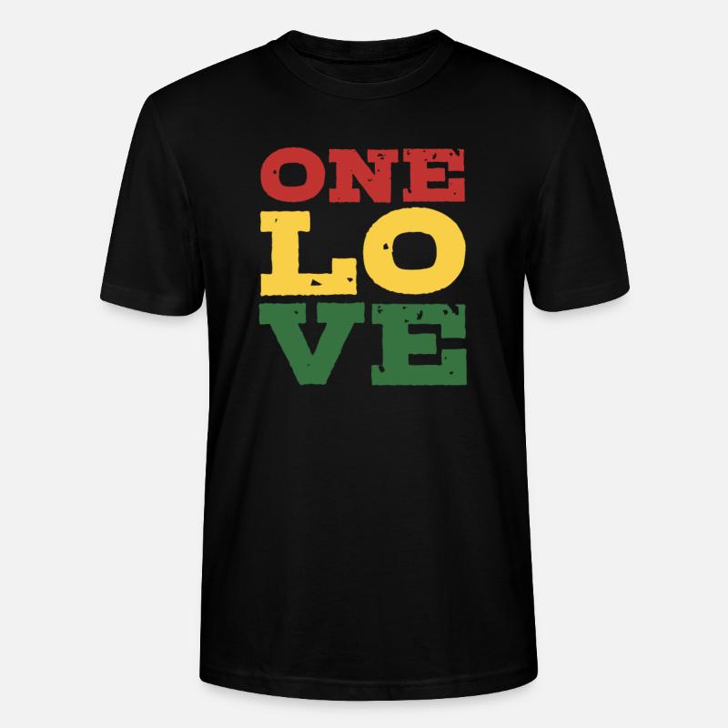 Rasta - Stanley/Stella Unisex Bio-T-Shirt CRAFTER - Schwarz