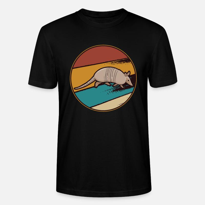 Armadillo Pangolin Armored Fossil - Graphique - T-shirt bio CRAFTER Stanley Stella Unisexe - noir