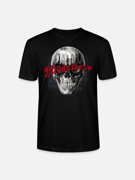 Misanthrop Skull - Stanley/Stella Unisex Bio-T-Shirt CRAFTER - Schwarz