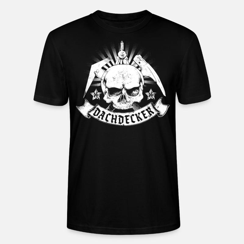 Dachdecker Zunftzeichen - Stanley/Stella Unisex Bio-T-Shirt CRAFTER - Schwarz
