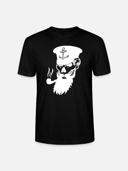 Sailing sailboat captain sailor - Stanley/Stella CRAFTER Unisex Organic T-Shirt - black