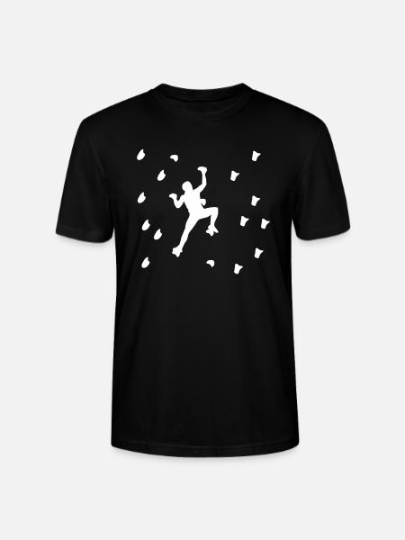 Climber Bouldering Climbing Bouldering - Stanley/Stella CRAFTER Unisex Organic T-Shirt - black