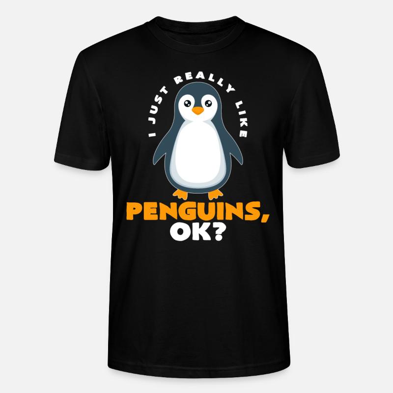Kaiserpinguin - Stanley/Stella Unisex Bio-T-Shirt CRAFTER - Schwarz