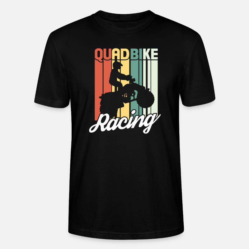 Quad - Stanley/Stella Unisex Bio-T-Shirt CRAFTER - Schwarz