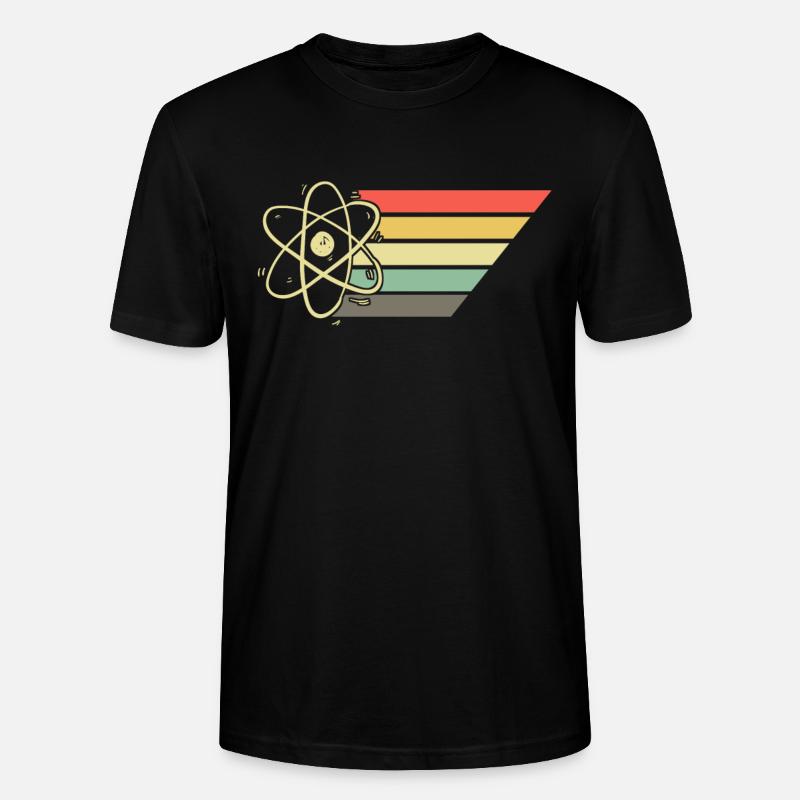 Physiker Atom Physik - Stanley/Stella Unisex Bio-T-Shirt CRAFTER - Schwarz