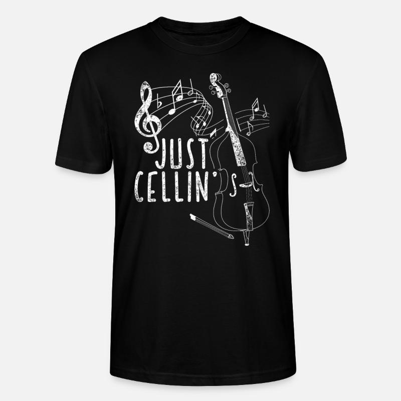 Instrument de violoncelle - T-shirt bio CRAFTER Stanley Stella Unisexe - noir