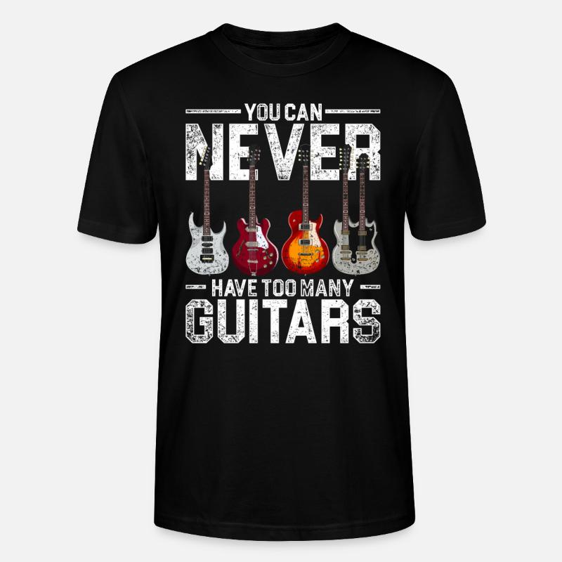 Guitariste guitariste - T-shirt bio CRAFTER Stanley Stella Unisexe - noir