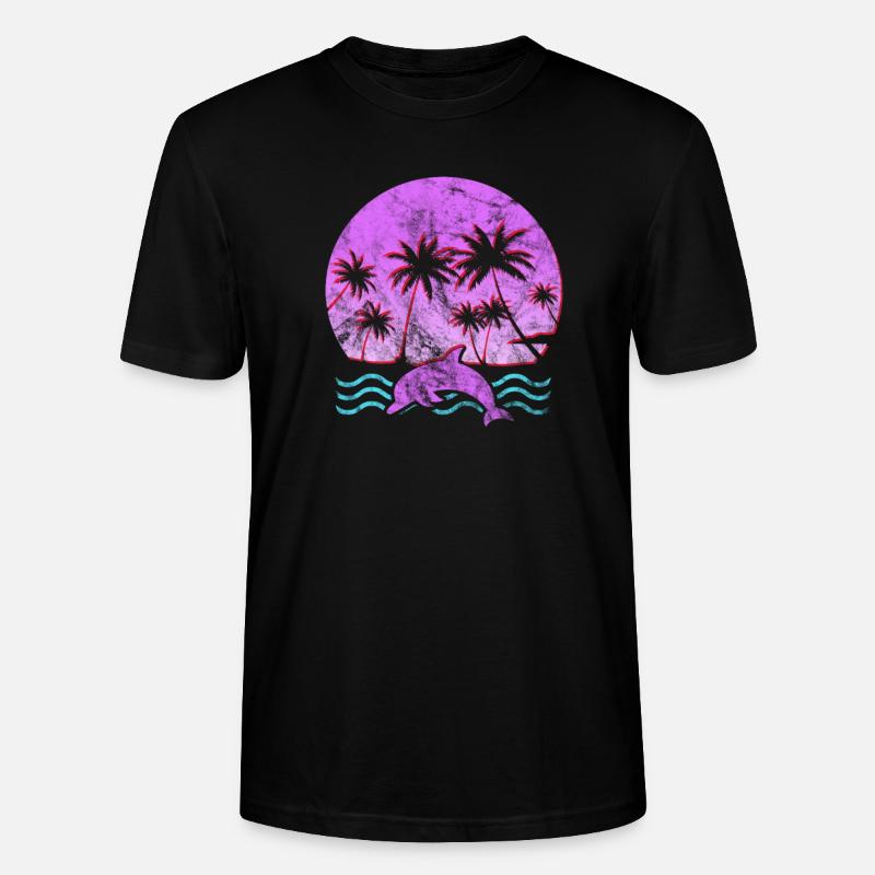 Delfin - Stanley/Stella Unisex Bio-T-Shirt CRAFTER - Schwarz