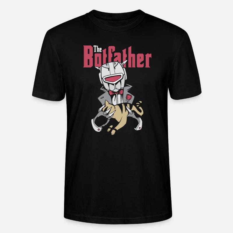 Cadeaux de robot robot Botfather - T-shirt bio CRAFTER Stanley Stella Unisexe - noir