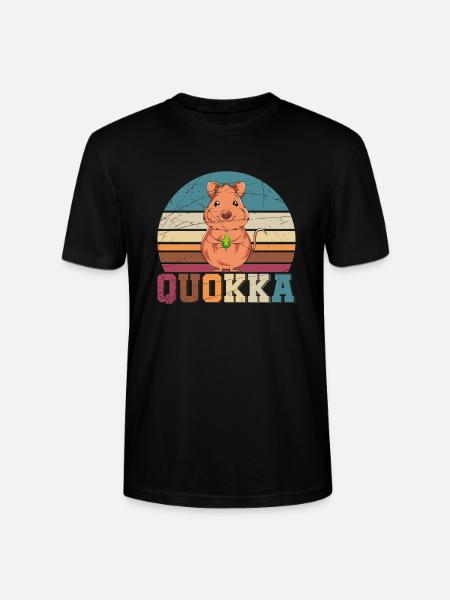 Quokka Australia animal lover - Stanley/Stella CRAFTER Unisex Organic T-Shirt - black