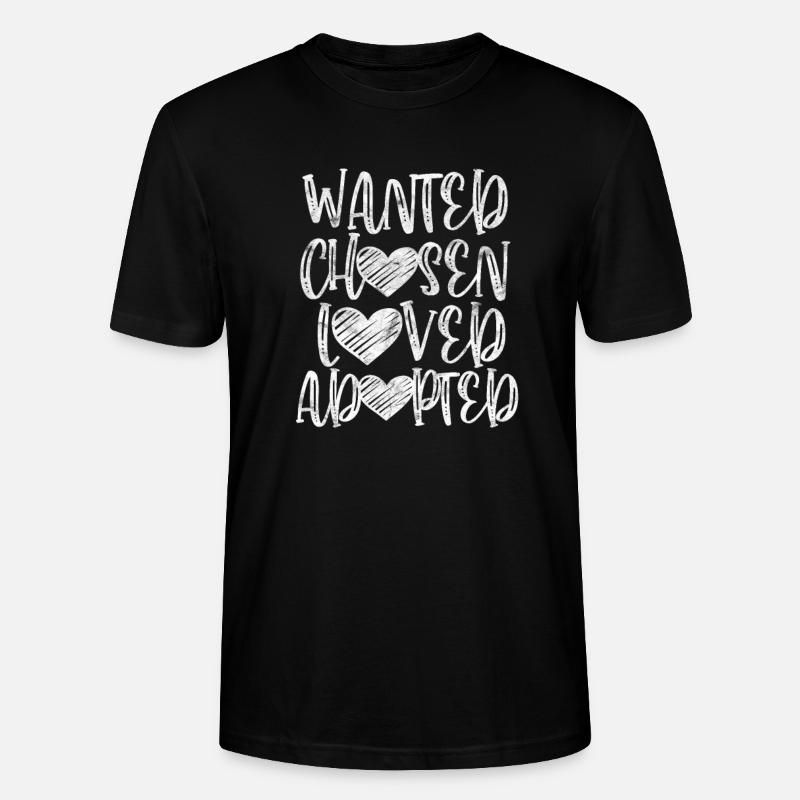 Adoption - Stanley/Stella Unisex Bio-T-Shirt CRAFTER - Schwarz