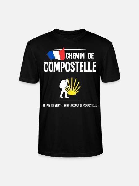 Compostelle - T-shirt bio CRAFTER Stanley Stella Unisexe - noir